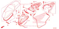 SELLE   COFFRE pour Honda SH 125 SPORTY SPECIAL 3ED 2015