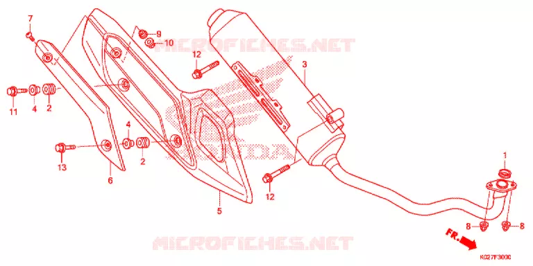 SILENCIEUX D'ECHAPPEMENT Honda SCOOTER 150 SH 2015  SH150ADE