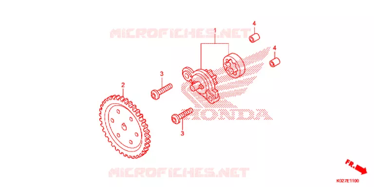 POMPE A HUILE Honda SCOOTER 150 SH 2015  SH150ADE