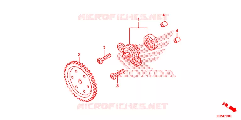 POMPE A HUILE Honda SCOOTER 150 SH 2014  SH150ADE