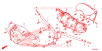 GUIDON   CARENAGE pour Honda SH 150 ABS SPECIAL 3ED 2014