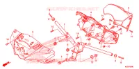 GUIDON   CARENAGE pour Honda SH 150 ABS SPORTY SPECIAL 5ED 2014