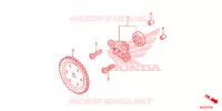 POMPE A HUILE pour Honda SH 150 ABS SPORTY SPECIAL 5ED 2014
