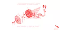 ROTOR   STATOR pour Honda SH 150 D SPECIAL 3ED 2014