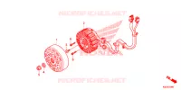 ROTOR   STATOR pour Honda SH 150 D SPECIAL 5ED 2014