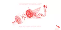 ROTOR   STATOR pour Honda SH 150 SPORTY SPECIAL 3ED 2014
