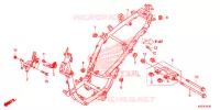 CADRE pour Honda SH 150 SPORTY SPECIAL 5ED 2014