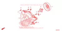 PHARE pour Honda SH 150 SPORTY SPECIAL 5ED 2014