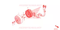 ROTOR   STATOR pour Honda SH 150 SPORTY SPECIAL 5ED 2014