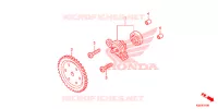 POMPE A HUILE pour Honda SH 150 SPORTY STANDARD 2014