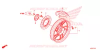 ROUE ARRIERE pour Honda SH 150 SPORTY STANDARD 2014