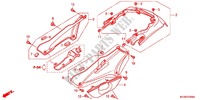 COUVERCLES LATERAUX   ARRIERES pour Honda PAN EUROPEAN 1300 ABS 2016