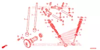 ARBRE A CAMES   SOUPAPE pour Honda FOURTRAX 420 RANCHER 4X4 DCT PS RED 2014