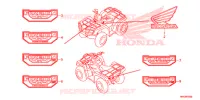 AUTOCOLLANTS pour Honda FOURTRAX 500 FOREMAN 4X4 Electric Shift 2014