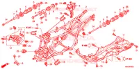 CADRE pour Honda FOURTRAX 500 FOREMAN 4X4 Electric Shift 2014