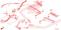 PEDALE   REPOSE PIED pour Honda FOURTRAX 500 FOREMAN 4X4 Electric Shift 2014