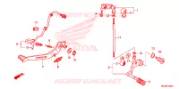PEDALE pour Honda CROSSTOURER 1200 L 2014