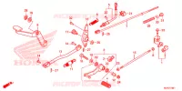 PEDALE (VT750S) pour Honda VT 750 S 2014