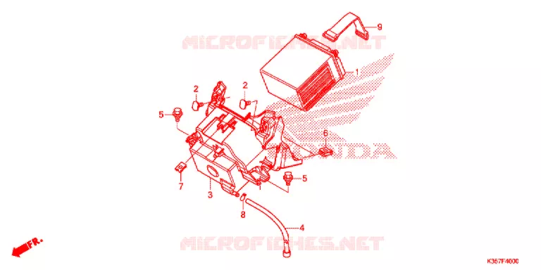 BATTERIE Honda SCOOTER 125 PCX 2016  WW125EX2F