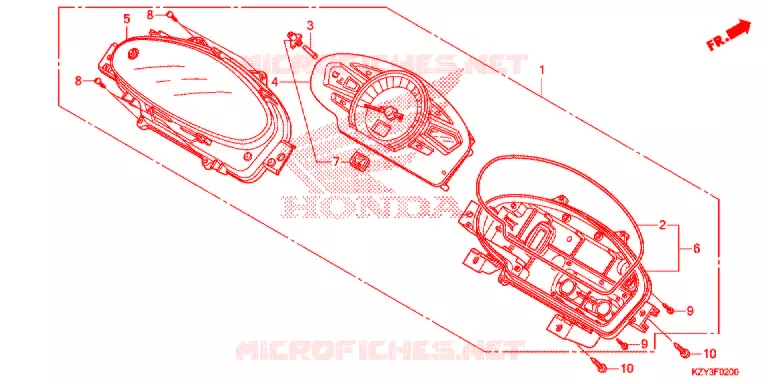 COMPTEUR Honda SCOOTER 150 PCX 2012  WW150C