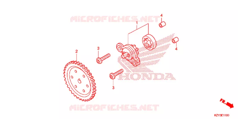 POMPE A HUILE Honda SCOOTER 150 PCX 2013  WW150D