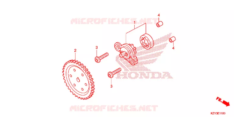 POMPE A HUILE Honda SCOOTER 150 PCX 2013  WW150D
