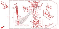 CARBURATEUR pour Honda XR 125, Kick starter only -2DK- 2012