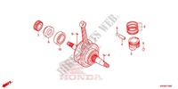 VILEBREQUIN   PISTON pour Honda XR 125, Kick starter only -2DK- 2012
