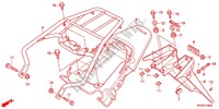 GARDE BOUE ARRIERE pour Honda XR 125 L Electric start + Kick start 2011