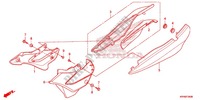 COUVERCLES LATERAUX pour Honda XR 125 L Electric start + Kick start 2012