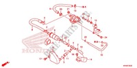 FILTRE A AIR   SOUPAPE D'AIR pour Honda XR 125 L Electric start + Kick start 2013