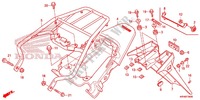 GARDE BOUE ARRIERE (XR125LEK/LK) pour Honda XR 125 L Electric start + Kick start 2012