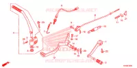 PEDALE pour Honda XR 125 L KICK START ONLY 2012