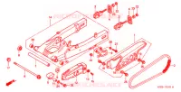 BRAS OSCILLANT pour Honda XR 250 2001