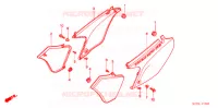 COUVERCLES LATERAUX pour Honda XR 250 2001