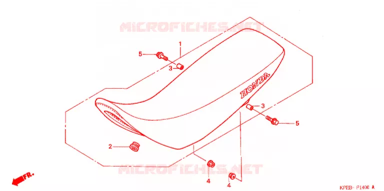 SELLE Honda MOTO 250 XR 2003  XR250LS3