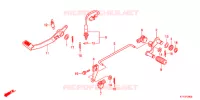 PEDALE pour Honda CBR 125 2011
