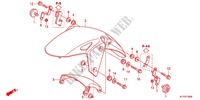 GARDE BOUE AVANT pour Honda CBR 125 TRICOLORE 2012