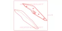 CARENAGE ARRIERE pour Honda CBR 125 2011