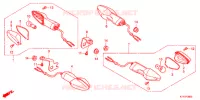 CLIGNOTANT pour Honda CBR 125 2011