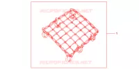 FILET BAGAGES NOIR pour Honda CBR 125 2011