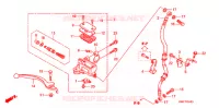 MAITRE CYLINDRE DE FREIN AVANT pour Honda CBF125 2013