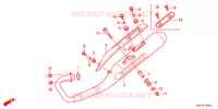 SILENCIEUX D'ECHAPPEMENT pour Honda CBF125 2013