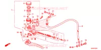 MAITRE CYLINDRE pour Honda CB 1000 R ROUGE SIENNE 2015