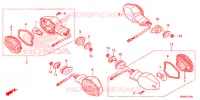 CLIGNOTANT pour Honda CB 1000 R HYPER ROUGE 2015