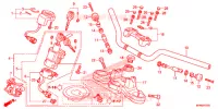 GUIDON   TE DE FOURCHE pour Honda CB 1000 R HYPER ROUGE 2015