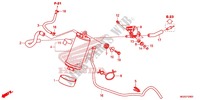 SYSTÈME DE RECYCLAGE DES GAZ pour Honda CB 500 F WHITE 2015