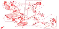 CLIGNOTANT pour Honda CBR 1000 RR SP ABS TRICOLOR 2015