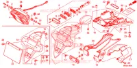 FEU ARRIERE pour Honda CBR 1000 RR SP ABS TRICOLOR 2015