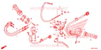 LEVIER DE GUIDON   CABLE   COMMODO pour Honda CBR 1000 RR SP ABS TRICOLOR 2015